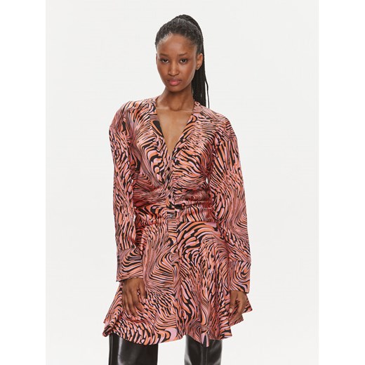 Pinko Sukienka codzienna Anchise 102773 A1KD Różowy Regular Fit ze sklepu MODIVO w kategorii Sukienki - zdjęcie 182665396