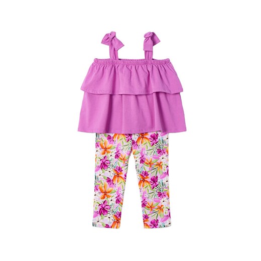 Mayoral Komplet top i legginsy 3710 Kolorowy Regular Fit ze sklepu MODIVO w kategorii Komplety dziewczęce - zdjęcie 182665429