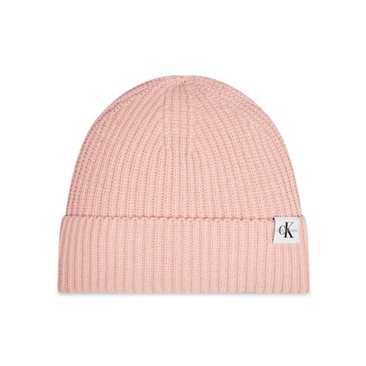 Calvin Klein Jeans Czapka Monogram IU0IU00440 Różowy ze sklepu MODIVO w kategorii Czapki dziecięce - zdjęcie 182665456