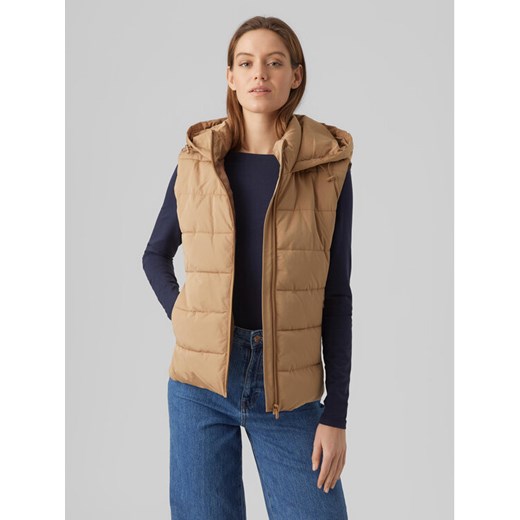 Vero Moda Bezrękawnik 10289835 Brązowy Regular Fit ze sklepu MODIVO w kategorii Kamizelki damskie - zdjęcie 182665459