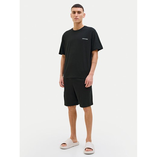 Jack&Jones Piżama Everest 12273635 Czarny Standard Fit ze sklepu MODIVO w kategorii Piżamy męskie - zdjęcie 182665585