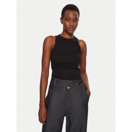 IVY OAK Top Klara IO1100X2350 Czarny Slim Fit ze sklepu MODIVO w kategorii Bluzki damskie - zdjęcie 182665586