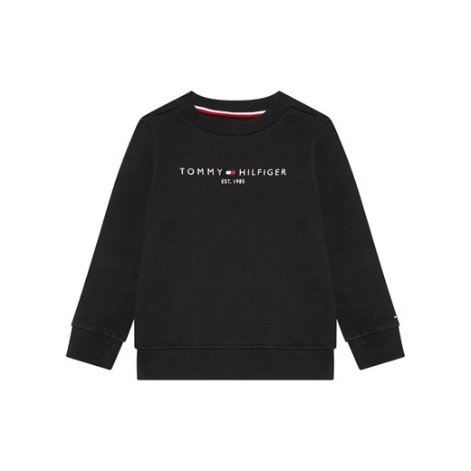 Tommy Hilfiger Bluza Essential Sweatshirt KS0KS00212 Czarny Regular Fit ze sklepu MODIVO w kategorii Bluzy chłopięce - zdjęcie 182665588