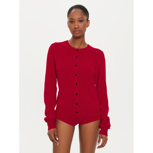 Herskind Kardigan Roselle 5241969 Czerwony Regular Fit ze sklepu MODIVO w kategorii Swetry damskie - zdjęcie 182665608