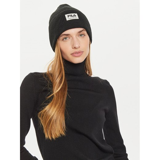Fila Czapka Bessemer Slouch Beanie FCU0094 Czarny ze sklepu MODIVO w kategorii Czapki zimowe damskie - zdjęcie 182665635