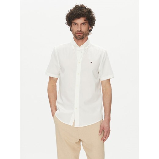 Tommy Hilfiger Koszula MW0MW37584 Biały Regular Fit ze sklepu MODIVO w kategorii Koszule męskie - zdjęcie 182665649