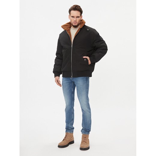 Calvin Klein Jeans Kurtka bomber J30J324123 Brązowy Oversize ze sklepu MODIVO w kategorii Kurtki męskie - zdjęcie 182665666