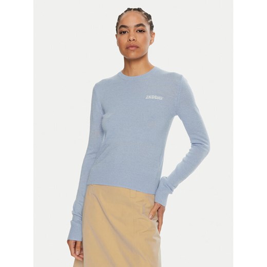 2NDDAY Sweter Lance 2245343408 Niebieski Regular Fit ze sklepu MODIVO w kategorii Swetry damskie - zdjęcie 182665667