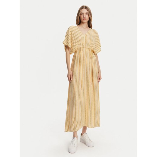 Roxy Sukienka letnia ERJWD03864 Żółty Regular Fit ze sklepu MODIVO w kategorii Sukienki - zdjęcie 182665669