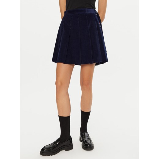 Weekend Max Mara Spódnica mini Zucca 2425106042 Granatowy Regular Fit ze sklepu MODIVO w kategorii Spódnice - zdjęcie 182665809