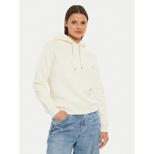 Gant Bluza Tonal Archive Shield 4203648 Beżowy Regular Fit ze sklepu MODIVO w kategorii Bluzy damskie - zdjęcie 182665835