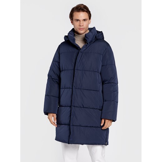 Trussardi Kurtka zimowa Memory 52S00742 Granatowy Regular Fit ze sklepu MODIVO w kategorii Kurtki męskie - zdjęcie 182665858