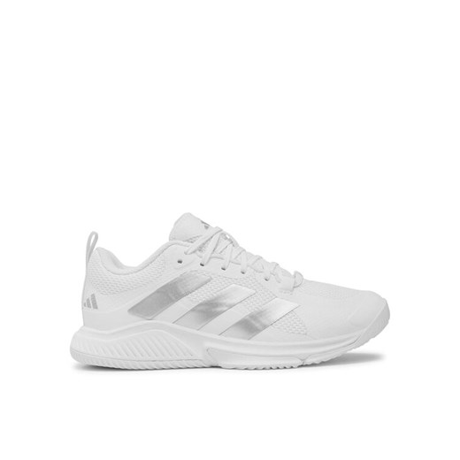 adidas Buty halowe Court Team Bounce 2.0 HR1235 Biały ze sklepu MODIVO w kategorii Buty sportowe damskie - zdjęcie 182665919