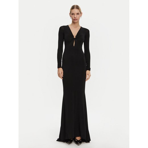 PINKO Sukienka wieczorowa 104935 A2GS Czarny Slim Fit ze sklepu MODIVO w kategorii Sukienki - zdjęcie 182665925