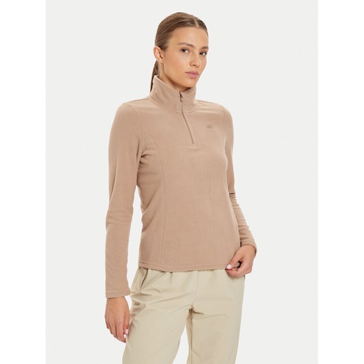 4F Bielizna termoaktywna górna 4FWAW24UFLEF048 Brązowy Slim Fit ze sklepu MODIVO w kategorii Bielizna termoaktywna damska - zdjęcie 182665977