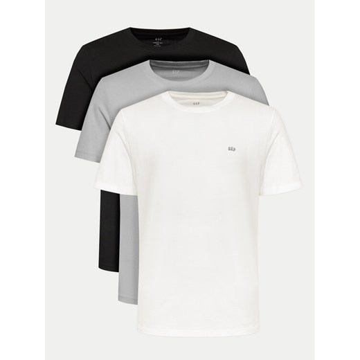 Gap Komplet 3 t-shirtów 542268-00 Kolorowy Regular Fit ze sklepu MODIVO w kategorii T-shirty męskie - zdjęcie 182666006