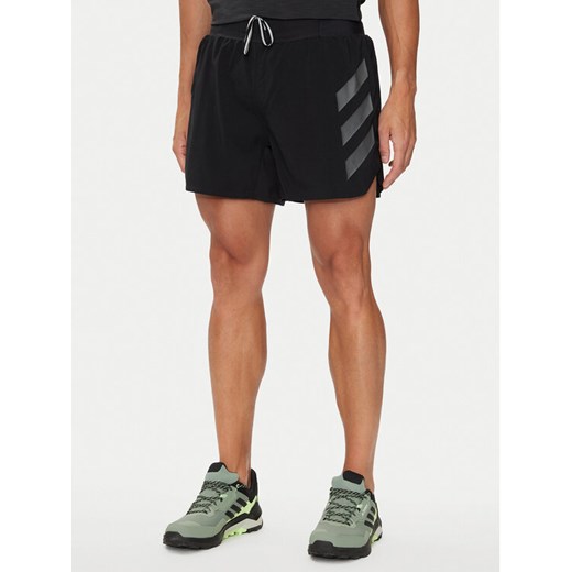 adidas Szorty sportowe Terrex Agravic Trail Running HT9395 Czarny Regular Fit ze sklepu MODIVO w kategorii Spodenki męskie - zdjęcie 182666015