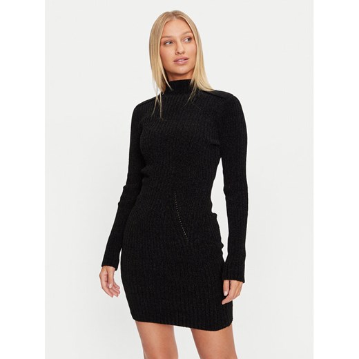 Guess Sukienka dzianinowa Keily W4BK27 Z3JE0 Czarny Regular Fit ze sklepu MODIVO w kategorii Sukienki - zdjęcie 182666025