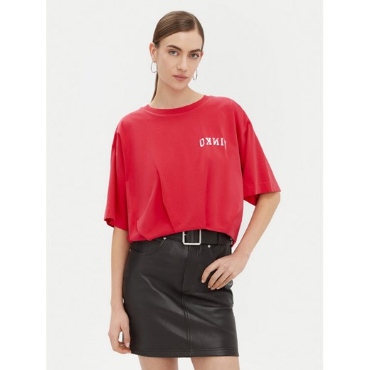 PINKO T-Shirt Torrone 104257 Różowy Regular Fit ze sklepu MODIVO w kategorii Bluzki damskie - zdjęcie 182666077