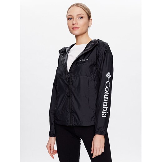 Columbia Wiatrówka Flash Challenger 1989503 Czarny Regular Fit ze sklepu MODIVO w kategorii Kurtki damskie - zdjęcie 182666089