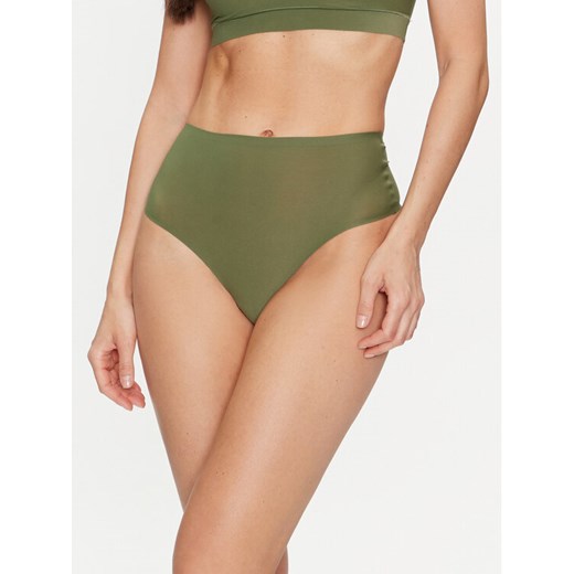 Chantelle Figi brazylijskie z wysokim stanem Soft Stretch C10690 Zielony ze sklepu MODIVO w kategorii Majtki damskie - zdjęcie 182666105