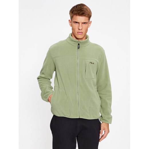 Fila Polar FAM0457 Zielony Regular Fit ze sklepu MODIVO w kategorii Bluzy męskie - zdjęcie 182666136