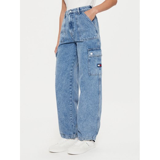 Tommy Jeans Jeansy Claire DW0DW18176 Niebieski Wide Leg ze sklepu MODIVO w kategorii Jeansy damskie - zdjęcie 182666189