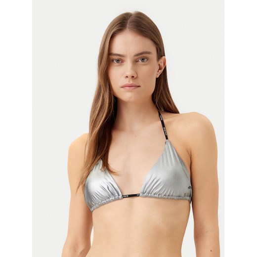 HUGO Góra od bikini 50535242 Srebrny ze sklepu MODIVO w kategorii Stroje kąpielowe - zdjęcie 182666198