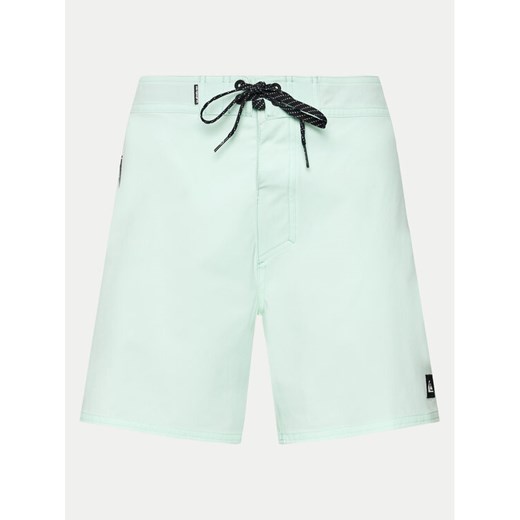 Quiksilver Szorty kąpielowe Surfsilk Kaimana AQYBS03633 Zielony Regular Fit ze sklepu MODIVO w kategorii Kąpielówki - zdjęcie 182666229