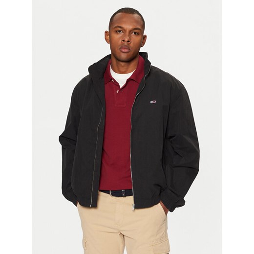 Tommy Jeans Kurtka przejściowa Essential DM0DM20655 Czarny Regular Fit ze sklepu MODIVO w kategorii Kurtki męskie - zdjęcie 182666258