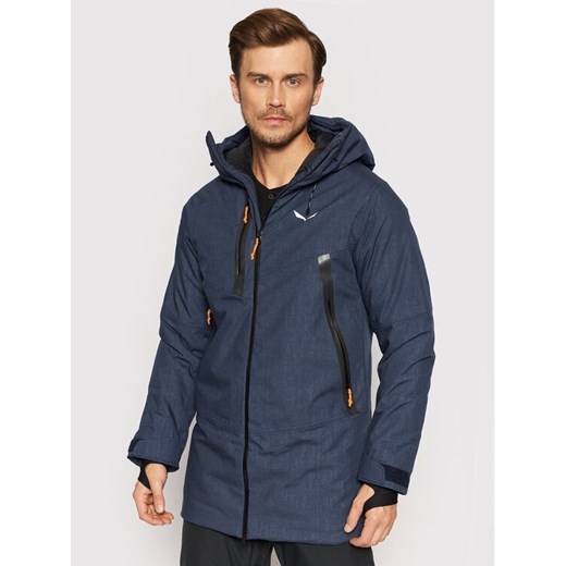 Salewa Kurtka zimowa Elmo 28045 Granatowy Regular Fit ze sklepu MODIVO w kategorii Kurtki męskie - zdjęcie 182666288