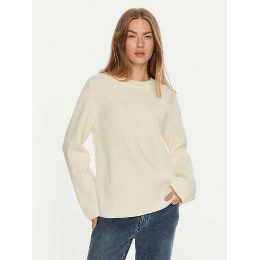 MICHAEL Michael Kors Sweter MF460YPF2G Écru Relaxed Fit ze sklepu MODIVO w kategorii Swetry damskie - zdjęcie 182666349