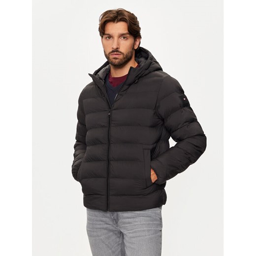 Tommy Hilfiger Kurtka zimowa MW0MW37257 Czarny Regular Fit ze sklepu MODIVO w kategorii Kurtki męskie - zdjęcie 182666358