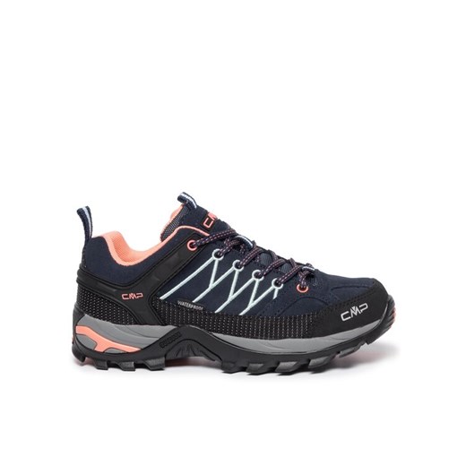 CMP Trekkingi Rigel Low Wmn Trekking Shoes Wp 3Q13246 Granatowy ze sklepu MODIVO w kategorii Buty trekkingowe damskie - zdjęcie 182666405