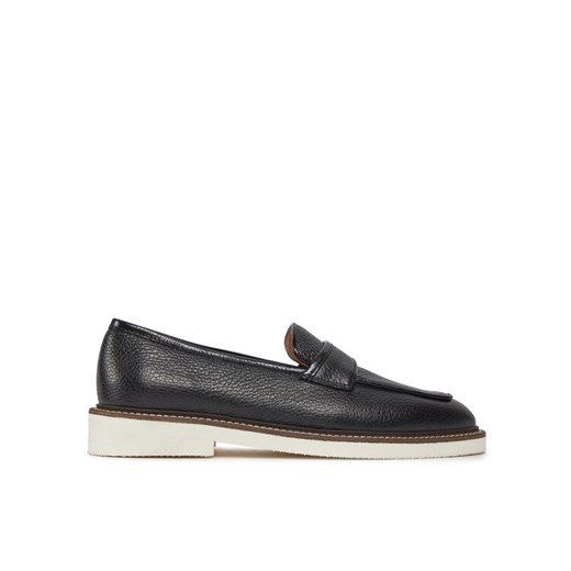 Pollini Lordsy SA10033G1ITD200A Czarny ze sklepu MODIVO w kategorii Półbuty damskie - zdjęcie 182666479
