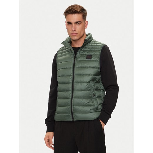 Boss Kamizelka Odeno1 50505255 Zielony Slim Fit ze sklepu MODIVO w kategorii Kamizelki męskie - zdjęcie 182666525