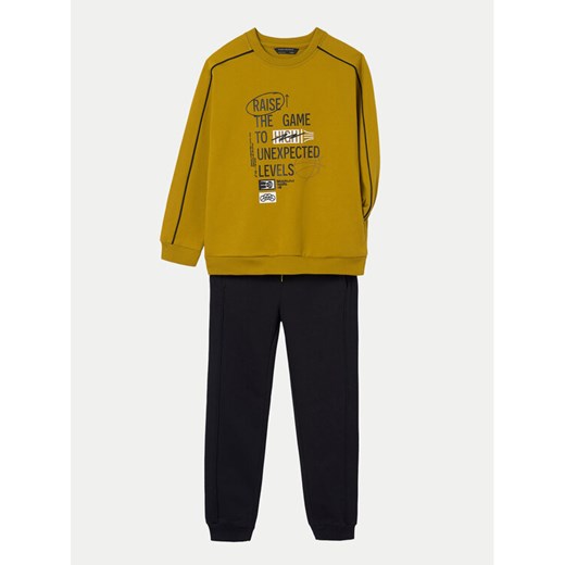 Mayoral Dres 7844 Żółty Regular Fit ze sklepu MODIVO w kategorii Dresy chłopięce - zdjęcie 182666548