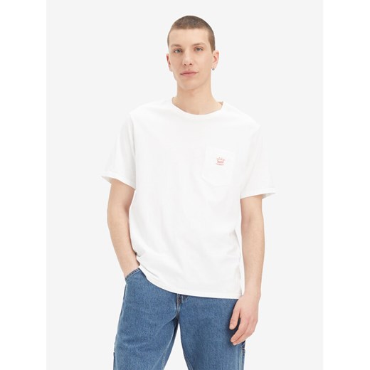Levi's® T-Shirt Workwear A5850-0005 Biały Loose Fit ze sklepu MODIVO w kategorii T-shirty męskie - zdjęcie 182666558