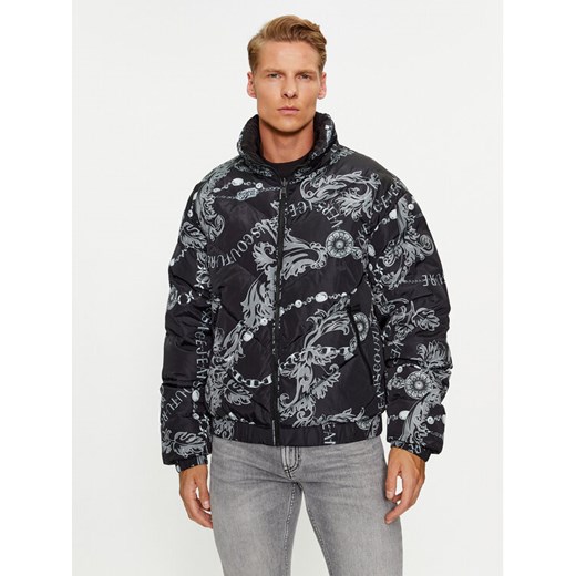 Versace Jeans Couture Kurtka puchowa 75GAUD04 Czarny Regular Fit ze sklepu MODIVO w kategorii Kurtki męskie - zdjęcie 182666588