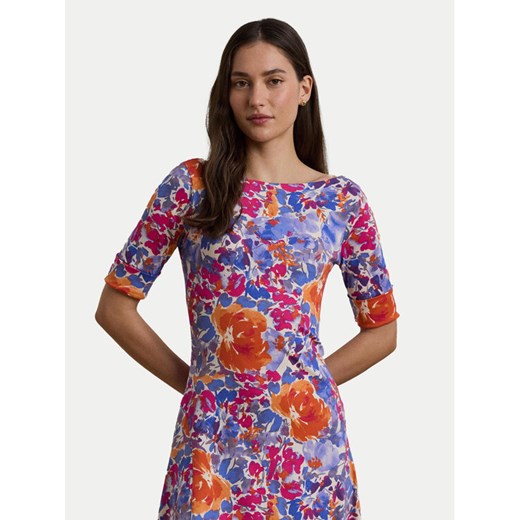 LAUREN RALPH LAUREN Sukienka codzienna 250972596001 Kolorowy Regular Fit ze sklepu MODIVO w kategorii Sukienki - zdjęcie 182666598