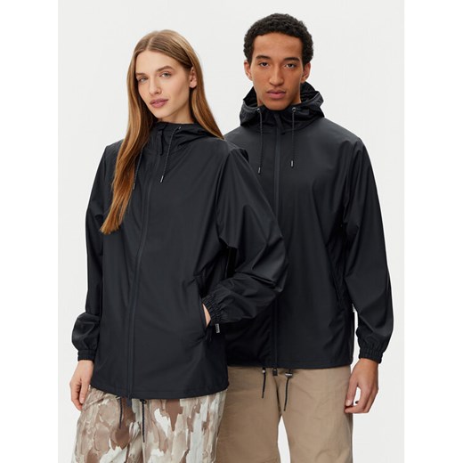 Rains Kurtka przeciwdeszczowa 18050 Granatowy Regular Fit ze sklepu MODIVO w kategorii Kurtki damskie - zdjęcie 182666606