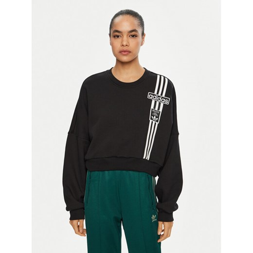 adidas Bluza Adibreak JD0189 Czarny Regular Fit ze sklepu MODIVO w kategorii Bluzy damskie - zdjęcie 182666687