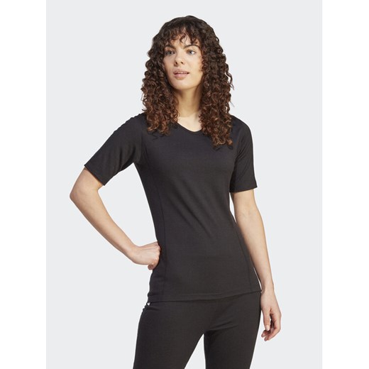 adidas Bielizna termoaktywna górna Xperior Merino 200 HZ8553 Czarny Slim Fit ze sklepu MODIVO w kategorii Bielizna termoaktywna damska - zdjęcie 182666708