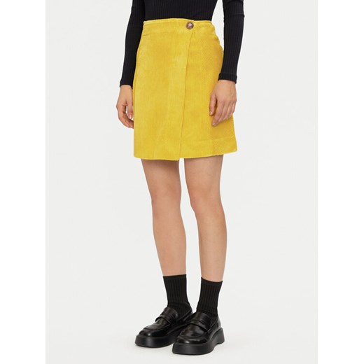 United Colors Of Benetton Spódnica mini 4Q5GD0048 Żółty Regular Fit ze sklepu MODIVO w kategorii Spódnice - zdjęcie 182666715