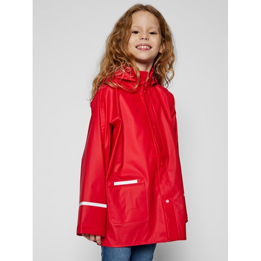 Playshoes Kurtka przeciwdeszczowa 408638 D Czerwony Regular Fit ze sklepu MODIVO w kategorii Kurtki dziewczęce - zdjęcie 182666717