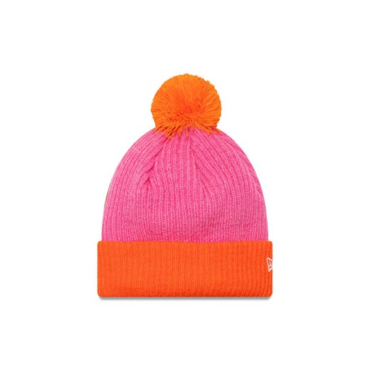 New Era Czapka Block Pom Bean 60565273 Różowy ze sklepu MODIVO w kategorii Czapki zimowe damskie - zdjęcie 182666726
