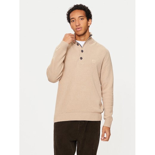 INDICODE Sweter Yosevally 35-719 Écru Regular Fit ze sklepu MODIVO w kategorii Swetry męskie - zdjęcie 182666837