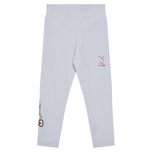 Puma Legginsy PUMA X Hello Kitty And Friends 630064 Niebieski Slim Fit ze sklepu MODIVO w kategorii Spodnie dziewczęce - zdjęcie 182666899