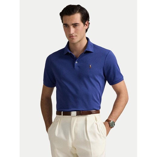 Polo Ralph Lauren Polo 710704319164 Granatowy Slim Fit ze sklepu MODIVO w kategorii T-shirty męskie - zdjęcie 182666978