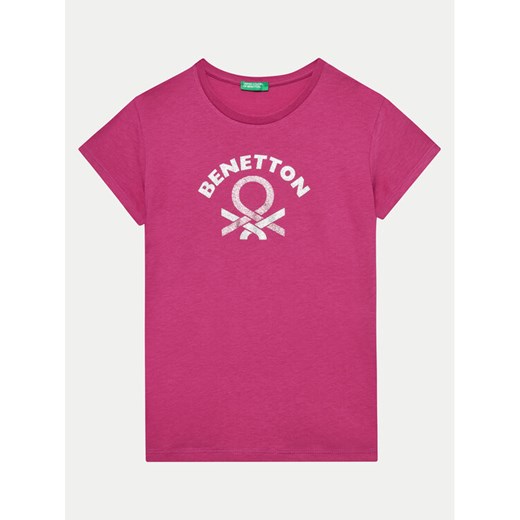 United Colors Of Benetton T-Shirt 3I1XC10JQ Różowy Regular Fit United Colors Of Benetton 160 MODIVO